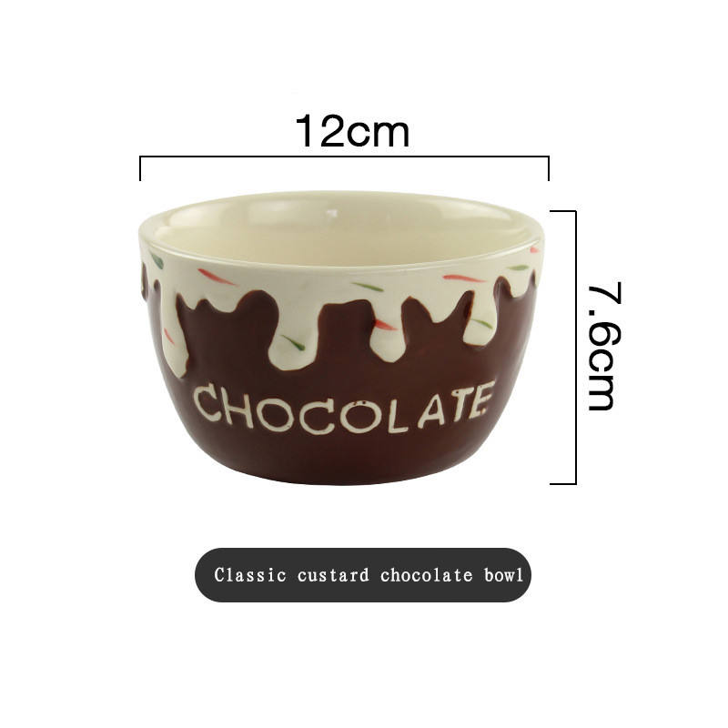 Creamy chocolate by yellow