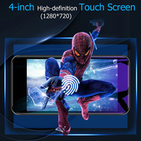 Reproductor MP207 Android MP4 completamente con pantalla táctil y almacenamiento de 32GB-WiFi habilitado para transmisión de música sin pérdidas y descargas de aplicaciones