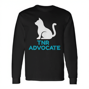 Camiseta de manga larga Tnr Advocate Feral Cat Rescue Trap Neuter Return - Product Image 2