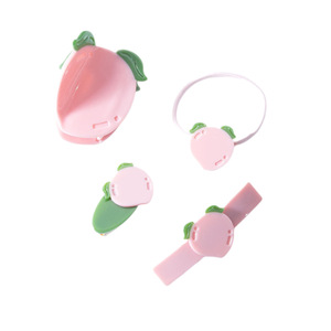 กิ๊บติดผมพีช มินิกริปเปอร์ อะซิเตทบอร์ด สำหรับผู้หญิง แฟชั่นประจำวัน เครื่องประดับผม - Product Image 5