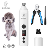 SiMAiSHEN-M6 OEM ODM Outils de beauté pour chat, coupe-ongles portable à faible bruit 9500 tr/min, charge rapide, accessoires pour chat, kit de toilettage pour animaux de compagnie