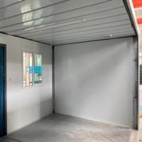 Nouvelle conception de maison conteneur pliable moderne et mobile (type Z-Fold) avec fonction respirante pour bureau à domicile et espace de vie, livrée en kit.
