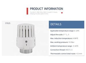 Système <span class=keywords><strong>de</strong></span> chauffage par le sol hydraulique Vannes <span class=keywords><strong>de</strong></span> <span class=keywords><strong>radiateur</strong></span> Régulation <span class=keywords><strong>de</strong></span> la température Tête <span class=keywords><strong>de</strong></span> vanne thermostatique - Product Image 2