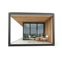 Maison de vacances pliable Senglin en bois moderne de luxe avec structure en acier, disponible en 20FT, 30FT, 40FT