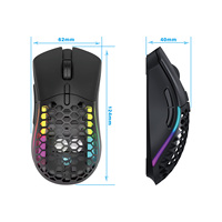Souris de jeu sans fil en gros vraie lumière RVB personnalisée Type c 2.4G souris pour les jeux