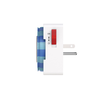 Minuteur mécanique IP20 pour intérieur, norme américaine, cadran rotatif 24 heures, 48 programmes, 15A 125V, prise de temporisation pour lampe de culture