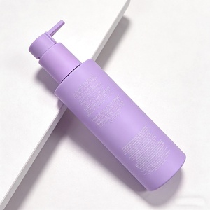 PET Shampoo <b>Bottle</b> Customized Logo Color Frosted Cylinder Shampoo Conditioner Lotion <b>Pump</b> <b>Bottle</b> 200ml 250ml 300ml <b>Bottle</b> - Product Image 4