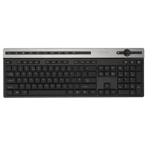 KB2930通用USB有线键盘定制电脑键盘与铝灰色修剪