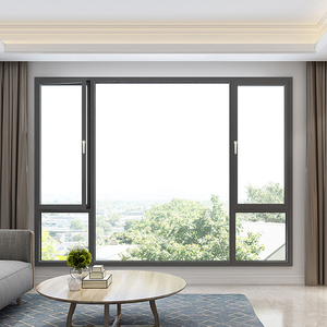 CSA承認されたカスタマイズされた傾斜と回転ハリケーンウィンドウ二重窓ガラスアルミ窓 - Product Image 4