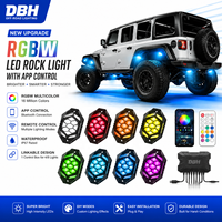 Kit de Luces LED RGBW para Bajos de Vehículos, con Control Remoto y App, Luces Impermeables para Jeep, ATV, UTV y Camiones