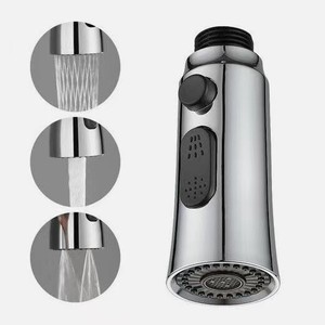 <span class=keywords><strong>Robinet</strong></span> de cuisine en ABS de qualité alimentaire, finition nickel brossé, avec douchette 3 modes, <span class=keywords><strong>arrêt</strong></span> <span class=keywords><strong>d</strong></span>'eau à une touche, anti-éclaboussures, design moderne - Product Image 6