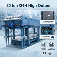 Usine de Fabrication de Glaçons en Blocs à Refroidissement Direct, 30 Tonnes Par Jour, Automatique, Machines Industrielles de Production de Glace