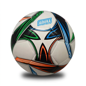 Balones de fútbol oficiales talla 5, 32 paneles, cosidos a mano, cámara de látex, con LOGO personalizado, para entrenamiento, Pakistán, Sialkot - Product Image 1