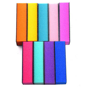 Bloque pulidor de uñas profesional para salones de belleza, 100/180, para kit de pedicura, mini bloque pulidor de uñas de 3 lados - Product Image 6