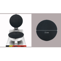 Máquina para hacer conos de gofres Máquina para hacer conos de helado comercial Acero inoxidable con palo de cono de madera