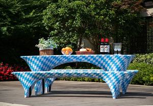 Biertischhusse jardín carpa cubierta Set 3 Piezas elegante elástico cubiertas para de mesa de <span class=keywords><strong>cerveza</strong></span> 50-70x220 <span class=keywords><strong>cerveza</strong></span> bancos - Product Image 4