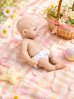 Poupées en gros, réalistes, 13 pouces, bébé fille, corps entier en silicone, poupées reborn en platine réalistes