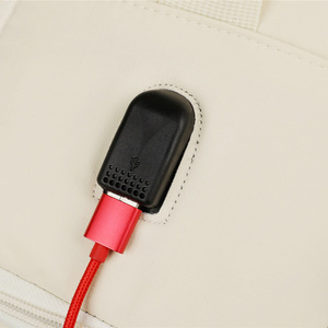 กระเป๋าใส่แล็ปท็อปกันน้ำพร้อมช่องใส่รองเท้า ขยายได้ มีช่อง USB และโลโก้สั่งทำได้ - Product Image 3
