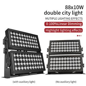 Luz de Pared para Exteriores Resistente al Agua 88x10w Dmx Double City Color Stage Lighting Rgbw - Product Image 2