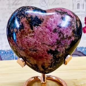 Cœur en cristal de jaspe océanique gravé, Feng Shui, DIY, décoration élégante pour <span class=keywords><strong>la</strong></span> maison et le bureau, cadeau idéal pour <span class=keywords><strong>la</strong></span> fête des mères - Product Image 4