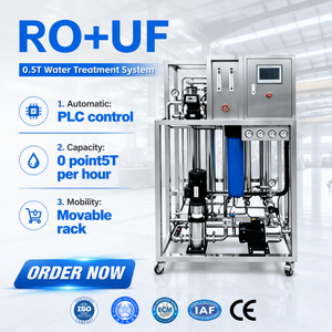Système d'osmose inverse en acier inoxydable 304 500L/H avec équipement de purification de l'eau par ultrafiltration UF personnalisé - Product Image 1