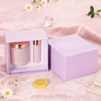 Pot en verre pour compléments alimentaires de 200 ml, pot pour capsules de compléments alimentaires de 100 ml, pot rose pour compléments alimentaires pour femmes, pot de qualité alimentaire, 60 pièces