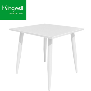 Meubles de jardin pour <span class=keywords><strong>terrasse</strong></span>, balcon, restaurant en plein air, table à café portable en aluminium et ensembles de chaises en corde - Product Image 5