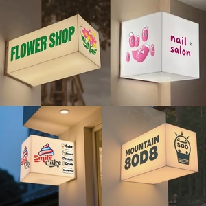 ป้ายไฟ LED โฆษณากลางแจ้งแบบกำหนดเอง ออกแบบได้ตามต้องการสำหรับธุรกิจ ร้านค้า ร้านทำเล็บ ร้านเสริมสวย ร้านกาแฟ - Product Image 6