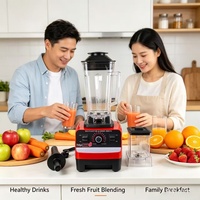 Blender Elektrik Multifungsi 4500W 10+ Kecepatan dari Pabrik OEM, Pengolah Makanan, Penghancur Es, Pembuat Smoothie, Mixer