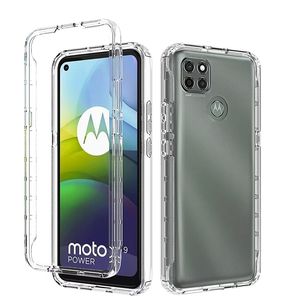 Fundas de Teléfono Transparentes Anti-caídas y Resistentes a los Golpes de TPU+PC, Ecológicas y Personalizadas para Motorola <span class=keywords><strong>Moto</strong></span> <span class=keywords><strong>G9</strong></span> <span class=keywords><strong>Power</strong></span> - Product Image 1