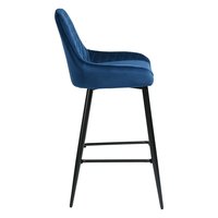 Vente en gros de chaises de Bar en cuir velours moderne de luxe pour petit déjeuner, chaises de comptoir hautes pour Restaurant de cuisine