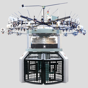 Machine à tricoter circulaire informatisée à grand diamètre de cylindre 38 pouces pour tissu double jersey jacquard côtelé, moteur haute productivité - Product Image 2