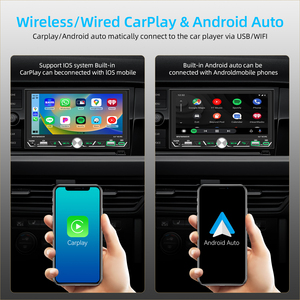 6.9 "2Din MP5 + <span class=keywords><strong>CP</strong></span> kapasitif TP dengan pengendali jarak jauh/steker Euro kabel daya/kabel Audio/5P kabel fungsi/Manual - Product Image 4