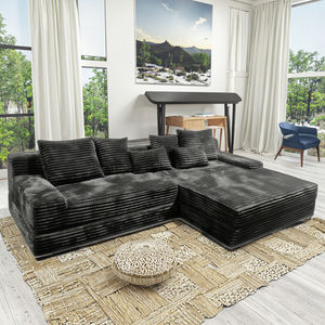 OEM/ODM سحابة نموذجية بسيطة حديثة على شكل حرف L ، إسفنجة عالية المرونة للراحة ، فيلات/فنادق/منازل - Product Image 1