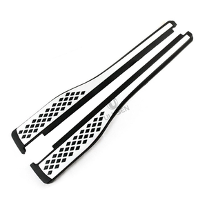 Marchepieds latéraux pour Honda CR-V 2012-2016, motif diamant, installation sans perçage, style fixe, marchepieds extérieurs - Product Image 1