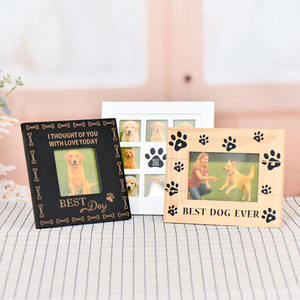 Personalización personalizada grabado láser frase mascotas marco de fotos conmemorativo <span class=keywords><strong>para</strong></span> Decoración de mesa - Product Image 4