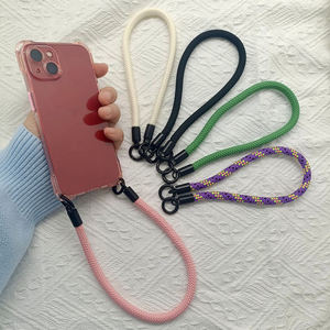 Para <span class=keywords><strong>iPhone</strong></span> 15 Plus 16 14 Pro Max <span class=keywords><strong>13</strong></span> 12 Mini 11 Pro Clear Colorful TPU <span class=keywords><strong>Funda</strong></span> a prueba de golpes con cordón corto Correa para <span class=keywords><strong>colgar</strong></span> <span class=keywords><strong>Funda</strong></span> para teléfono - Product Image 2