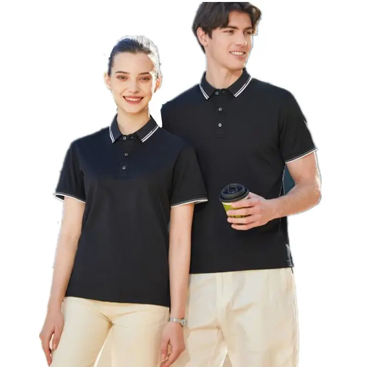 Cotton Spandex Pique Polo Shirts Luxury Polo Shirt For Men Cheap Black Polo T Shirt For Men