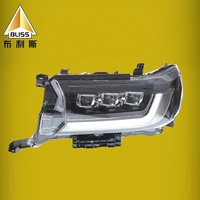 Promotion : Bande lumineuse laser pour phares de voiture, modifications d'éclairage FQD100, feux LED d'origine pour Toyota Land Cruiser 2016-2021