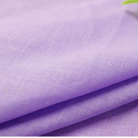 Nouveau tissu en coton lin pas cher stock 110gsm 80% ramie 20% coton mélangé ramie coton tissu