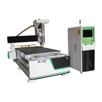 ATC CNC Routeur Machine à bois 9KW Refroidissement par air Broche Linéaire Détail Hôtels Syntec/Nc Studio/Richauto