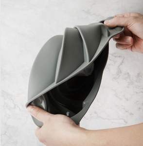 Ensemble de moules à gâteaux en <span class=keywords><strong>silicone</strong></span> 27 pièces Doublure de friteuse à air antiadhésive Moule à chocolat pour brownie 3D <span class=keywords><strong>Plaque</strong></span> de poulet rôti au <span class=keywords><strong>four</strong></span> - Product Image 3