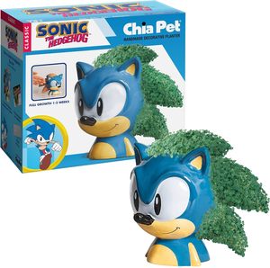 Vaso Decorativo in Ceramica Chia Pet <span class=keywords><strong>Sonic</strong></span> <span class=keywords><strong>the</strong></span> <span class=keywords><strong>Hedgehog</strong></span>, Facile da Realizzare e Divertente da Coltivare, Regalo Originale, Perfetto per Ogni Occasione - Product Image 1
