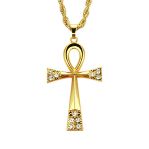 Hot Selling Hiphop Exquisite Design <b>Cross</b> Pendant Necklace Personalized Hiphop Style Unisex's Necklace Fashion Jewelry Wholesale - Product Image 5