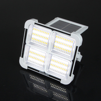 Projecteur d'urgence à LED rechargeable solaire pour le camping, le travail, l'utilisation extérieure portable en plastique 80 CRI 5-6 heures 180 Angle de faisceau