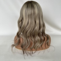 Listo para Enviar: Peluca de Silicona Médica T-ashyblonde de Alta Calidad, la Más Vendida en Salones de Belleza, con Base de Seda y Cuero Cabelludo Realista, Cómoda