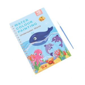 Comes with Paint, Gouache, and Watercolor Coloring <b>Book</b>, Suitable for Children's Coloring, and Can Be Used As a Bookmark - Product Image 5