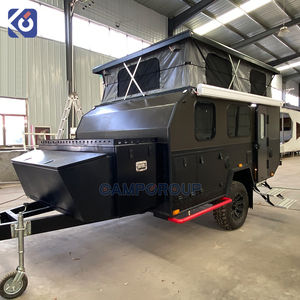 Remorque de voyage CAMPTRL Adventure avec boîte de rangement avant et <span class=keywords><strong>porte</strong></span>-vélos, prête pour l'équipement des passionnés de plein air - Product Image 6