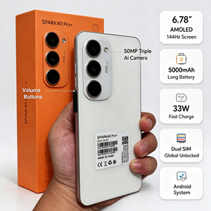 Édition Globale Spark 40 Pro Plus : Téléphone portable grand écran, 6900 mAh, charge 65 W, caméra arrière 50 MP, caméra avant 32 MP, 12 Go RAM, 512 Go ROM, double SIM - Product Image 5