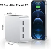 Nouvel arrivage T8 PLUS Mini PC Alder Lake N100 T8 PRO Mini Ordinateurs compatibles Win11 4K 60HZ pour le travail professionnel et à domicile T9 PLUS
